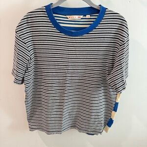 MARNI X Uniqlo Mixed Stripes T Shirt Top XS